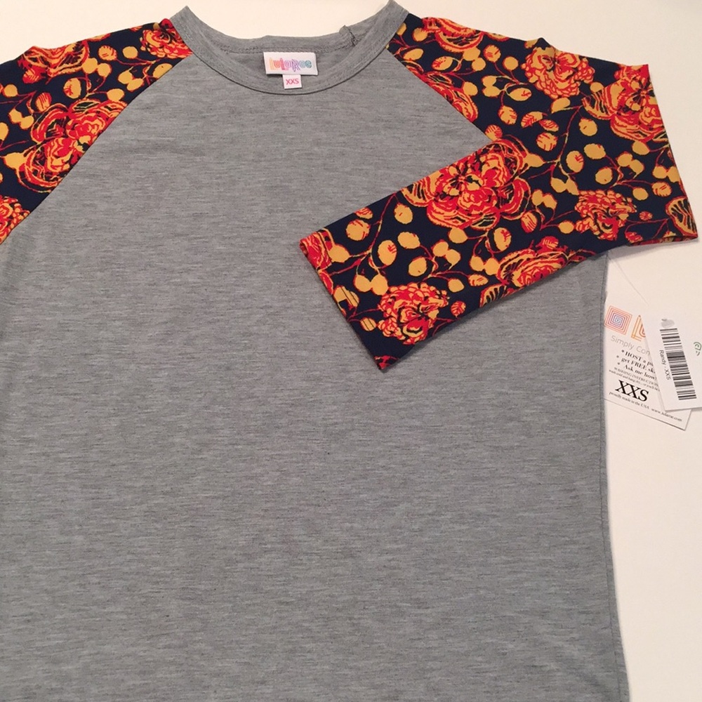NEW LuLaRoe Randy Baseball Tee